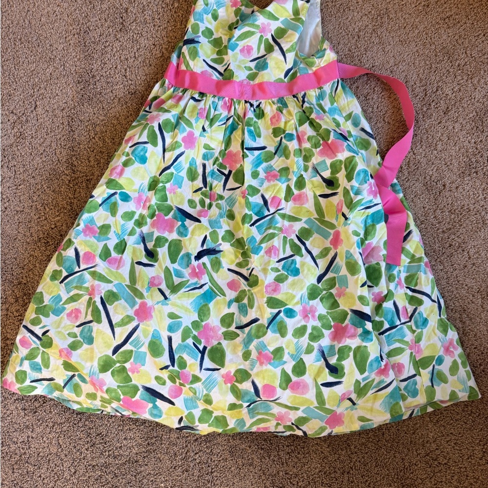 Gymboree Floral Kids Dress - Pink, Green, Blue